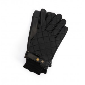 Barbour Singsby Waterproof Gloves MGL0135 - Black Textile
