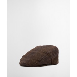 Barbour Deveron Flat Cap MHA0858 - Coffee Textile