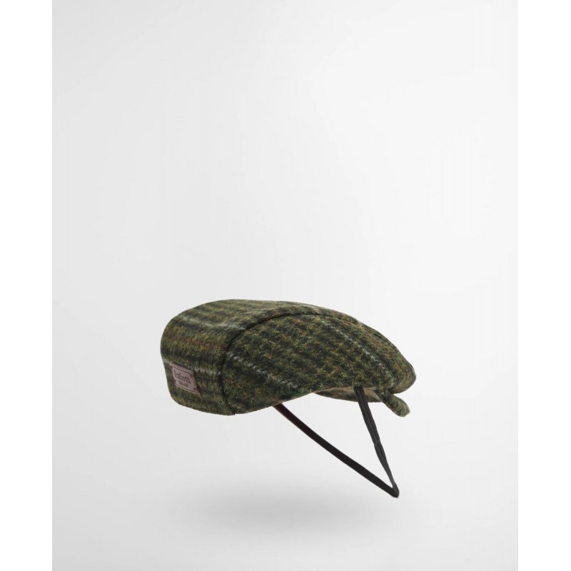 Wilkin Dog Flat Cap DAC0131 - Green Textile