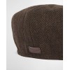 Fyne Tweed Baker Boy Cap MHA0859 - Dark Brown Textile