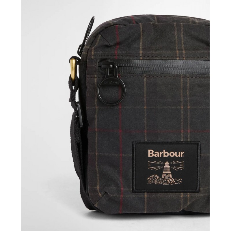 Field Tartan Waxed Crossbody Bag UBA0782 - Dark Classic Tartan