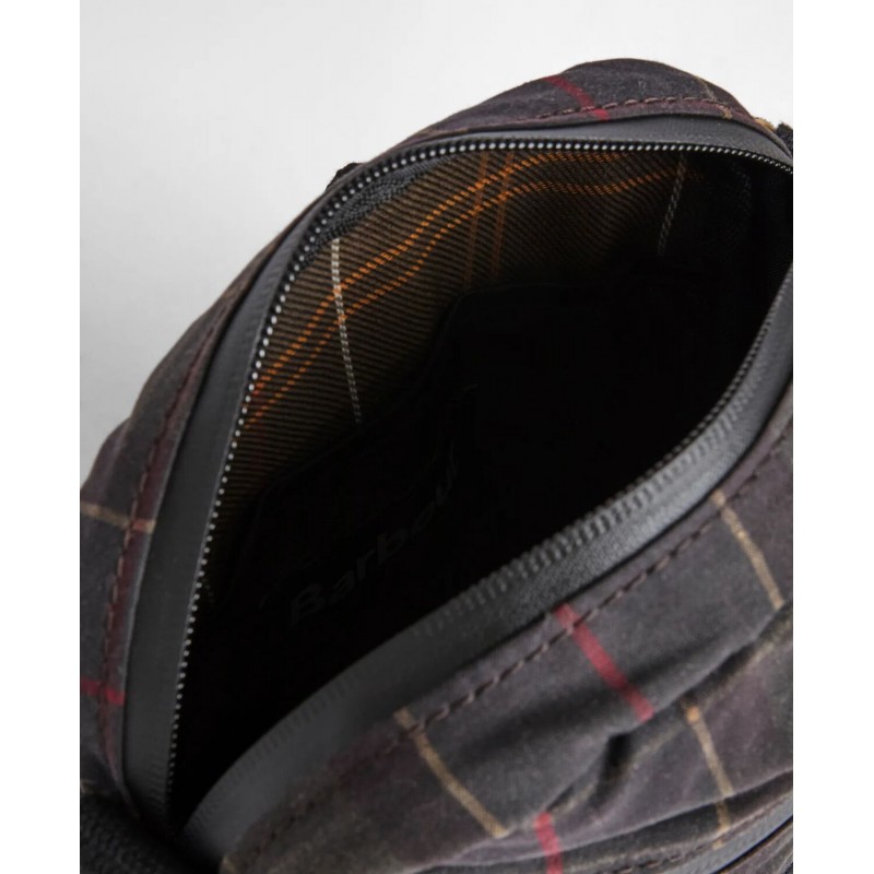 Field Tartan Waxed Crossbody Bag UBA0782 - Dark Classic Tartan