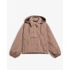 Audrey Showerproof Jacket LSP0256 - Cranberry/Brown Gingham