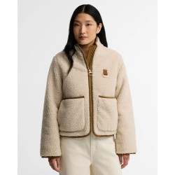 Barbour Elenora Casual Fleece Jacket LCA0427 - Ecru Textile