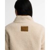 Elenora Casual Fleece Jacket LCA0427 - Ecru Textile
