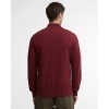 Cotton Quarter Zip Jumper MKN1074 - Russet Brown Textile