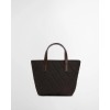 Mini Quilted Tote Bag LBA0431 - Olive Textile Mini Quilted Tote Bag LBA0431 - Olive Textile