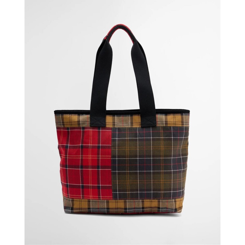 Mya Patchwork Tote Bag LBA0484 - Classic Tartan Textile Mya Patchwork Tote Bag LBA0484 - Classic Tartan Textile