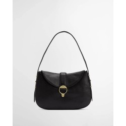 Barbour Alder Leather Shoulder Bag LBA0493 - Black Leather