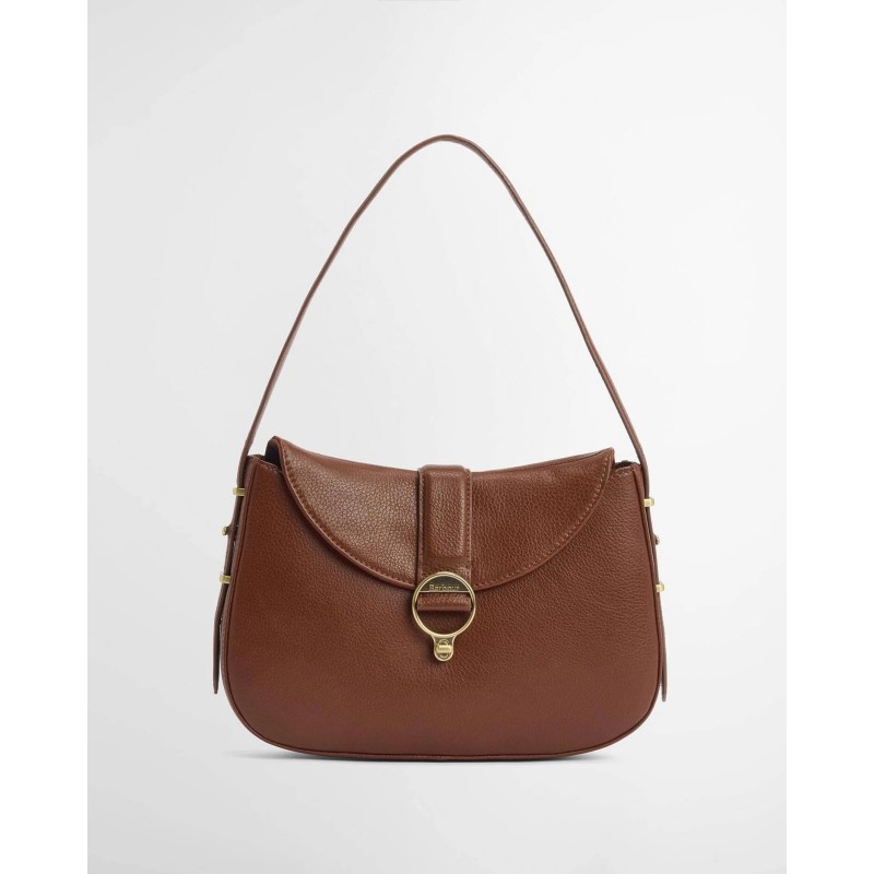 Alder Leather Shoulder Bag LBA0493 - Brown Leather