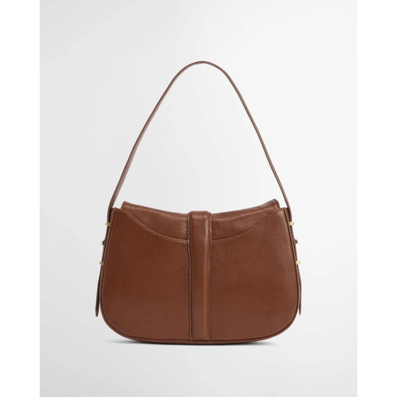 Alder Leather Shoulder Bag LBA0493 - Brown Leather