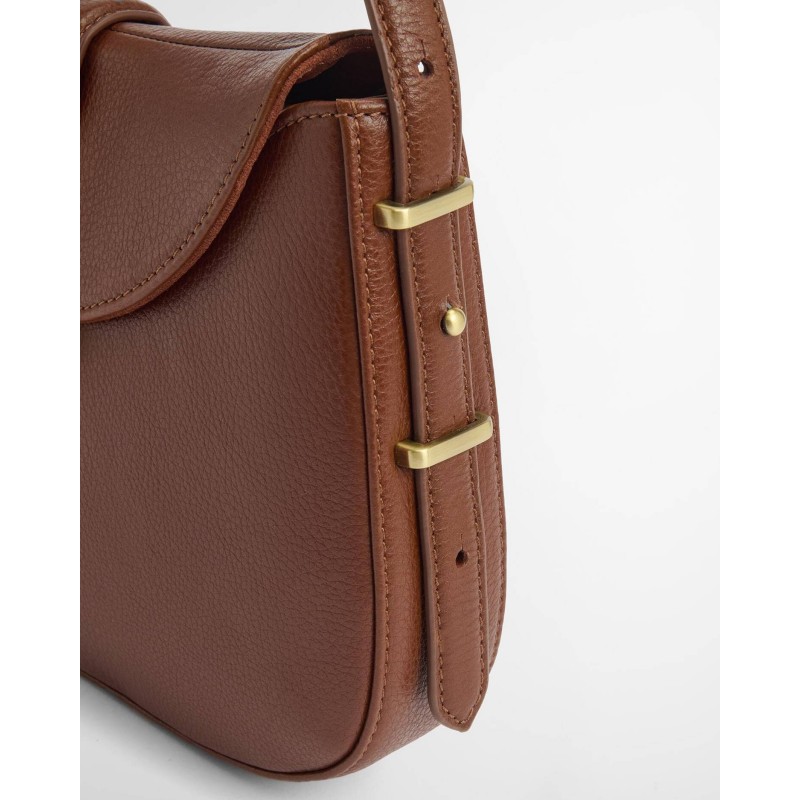 Alder Leather Shoulder Bag LBA0493 - Brown Leather