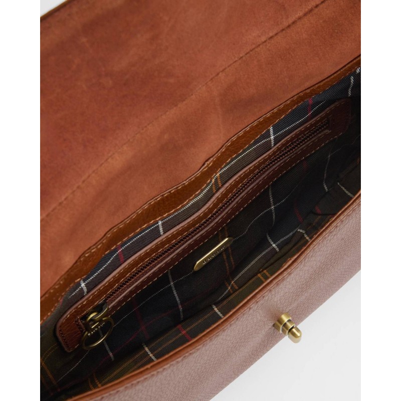 Alder Leather Shoulder Bag LBA0493 - Brown Leather
