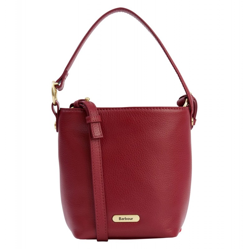 Cedar Mini Bucket Bag LBA0549 - Red Leather