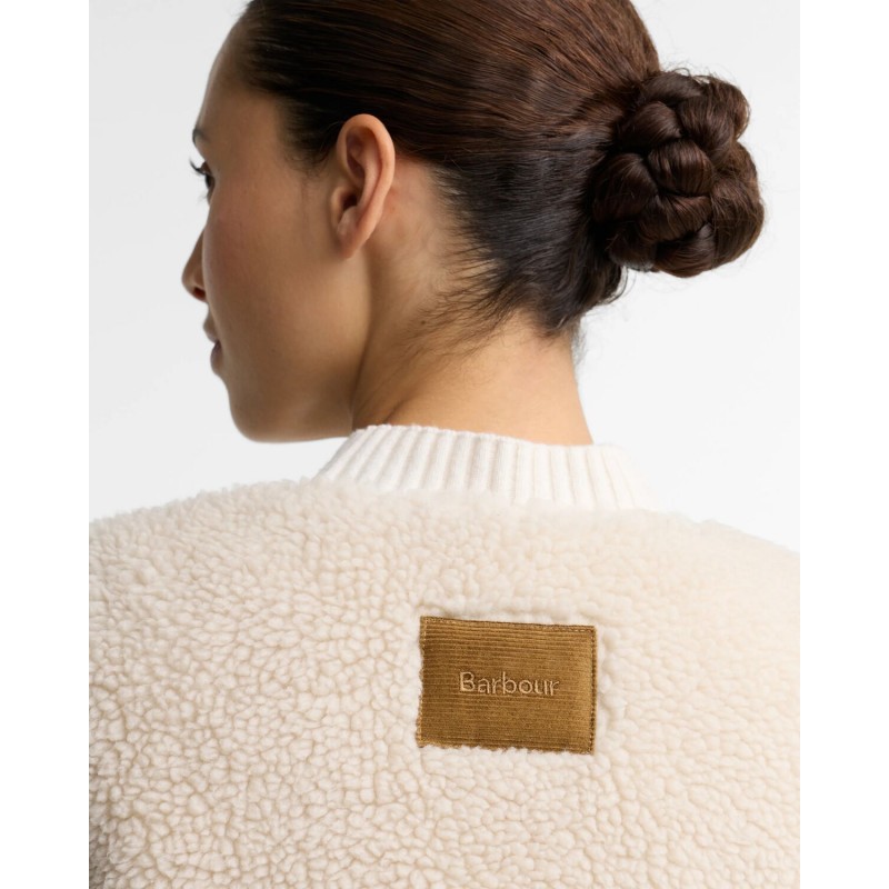 Bowes Fleece Gilet LGI0228 - Ecru Textile
