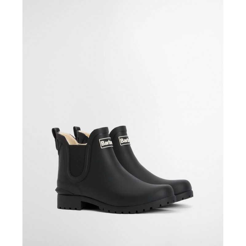 Kirkton Chelsea Wellington Boots LRF0104 - Black Rubber
