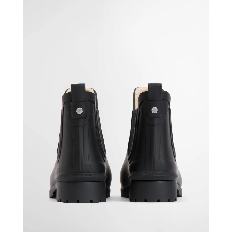 Kirkton Chelsea Wellington Boots LRF0104 - Black Rubber