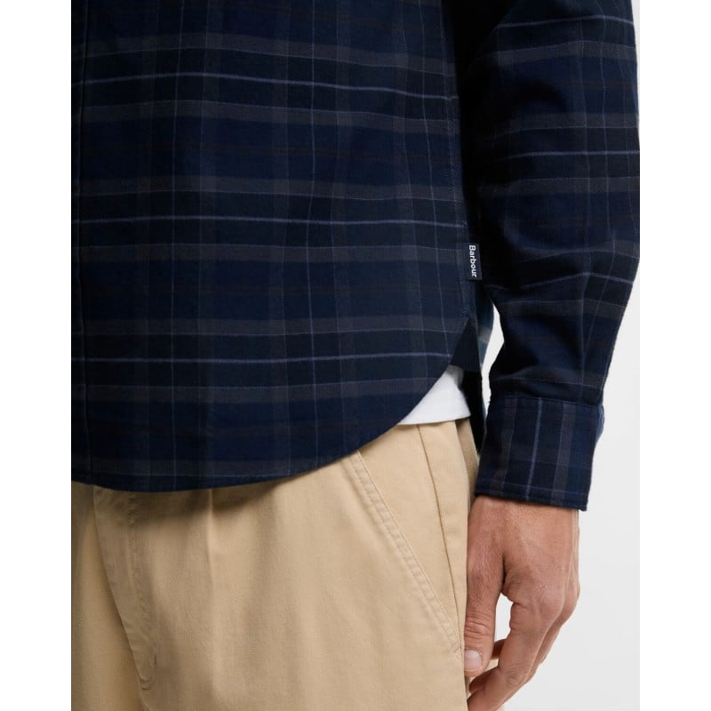 Mineral Tartan Authentic-Fit Shirt MSH5850 - Midnight Loch Textile