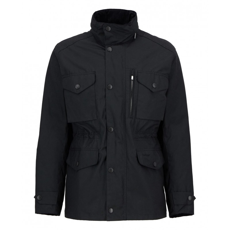 Sapper Waxed Jacket MWX0020 - Black Textile