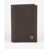 Contrast Leather Billfold Wallet MLG0045 - Dark Brown