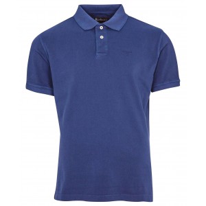 Barbour Washed-Out Sports Polo Shirt MML1127 - Navy 