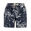 Edenwood MSW0099 Printed Swim Shorts - Navy