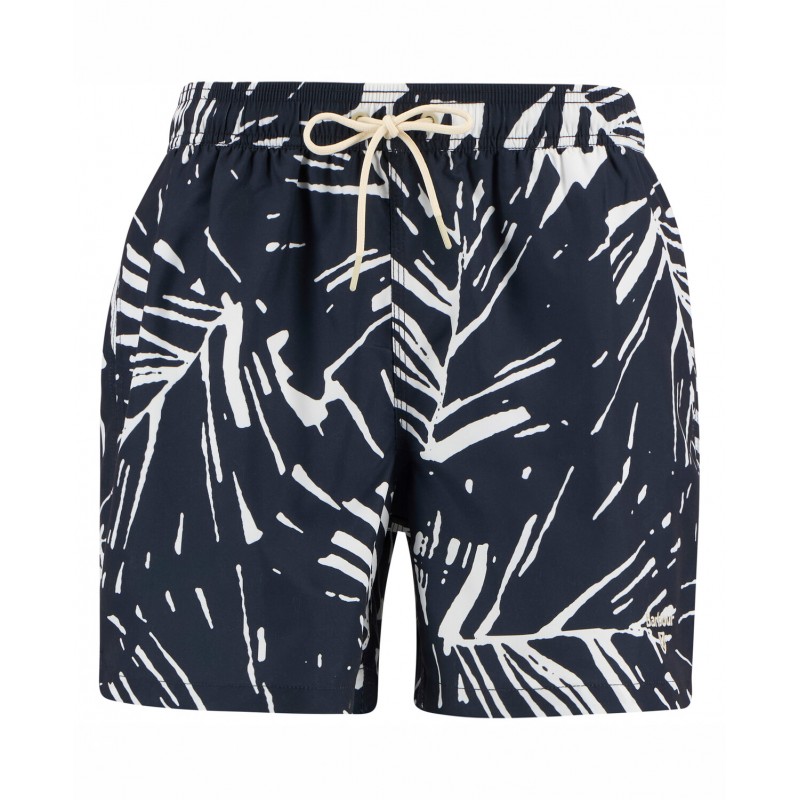 Edenwood MSW0099 Printed Swim Shorts - Navy