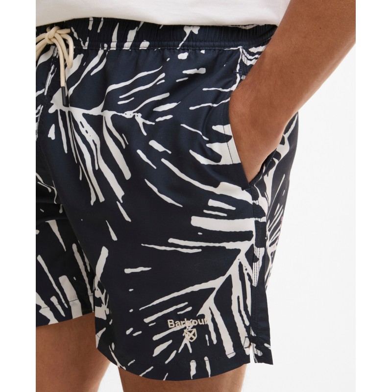 Edenwood MSW0099 Printed Swim Shorts - Navy