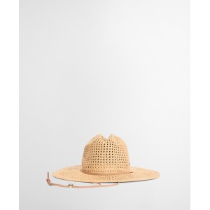 Barbour Gabby LHA0629 Fedora Hat - Natural Textile Barbour Gabby LHA0629 Fedora Hat - Natural Textile