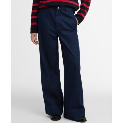 Barbour Maia LTR0421 Wide-Leg Jeans - Rinse Wash