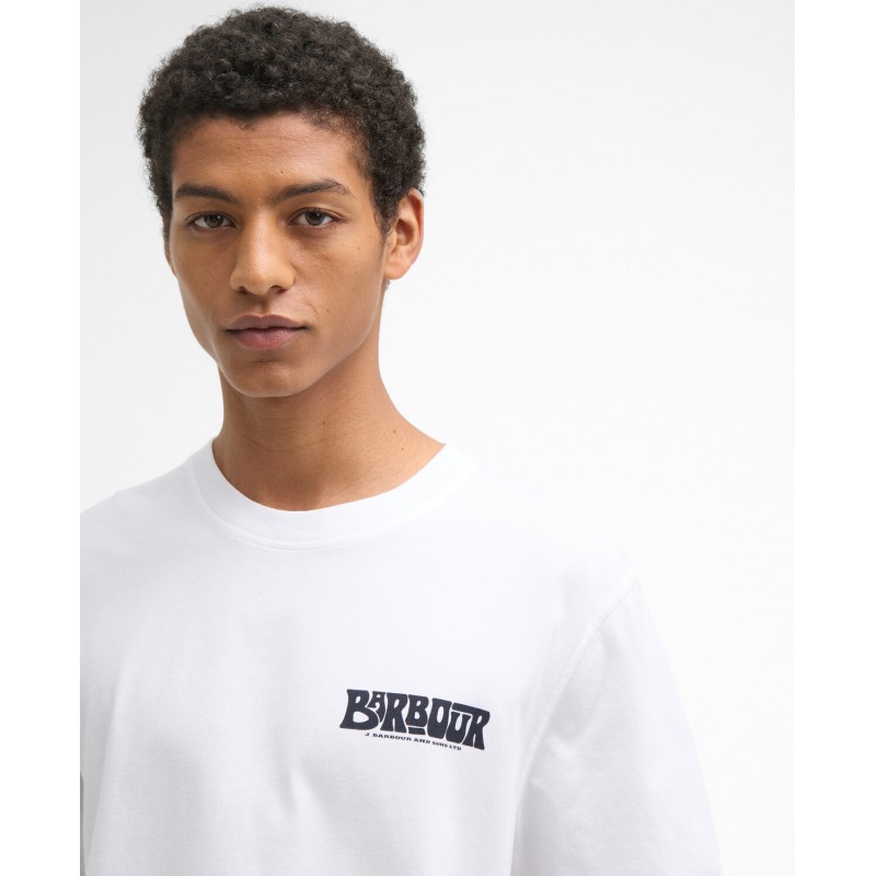 Frome Relaxed MTS1571 Graphic T-Shirt - White