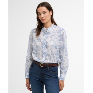 Barbour Wisteria LSH1737 Long Sleeve Shirt - Ink Blue Print Barbour Wisteria LSH1737 Long Sleeve Shirt - Ink Blue Print