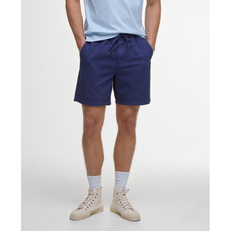 Washed Oxford MST0057 Relaxed Shorts - Oceana