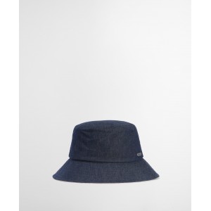 Barbour Asker LHA0624 Denim Bucket Hat - Indigo Textile Barbour Asker LHA0624 Denim Bucket Hat - Indigo Textile