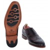 Liffey Shoes - Burgundy Hand Brushed Leather