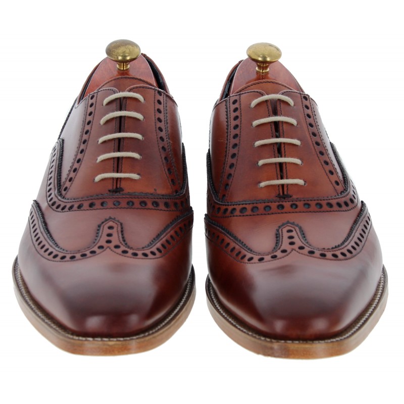 Spencer Shoes - Antique Rosewood/Navy Calf Leather