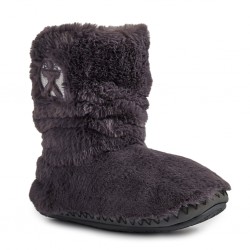 Bedroom Athletics Gisele Recycled Faux Fur Slipper Boots - Ink