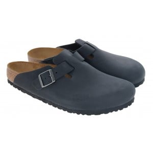 Birkenstock Boston Clogs 0059461 -  Black Oiled Leather