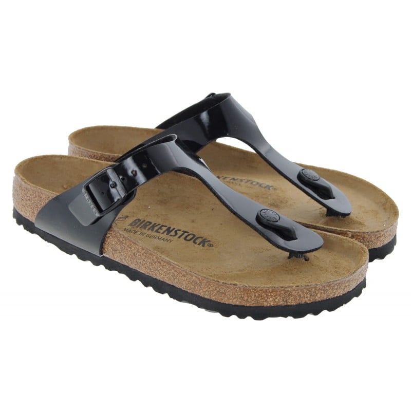 Gizeh  43661 Thong Sandals - Birko-Flor Patent