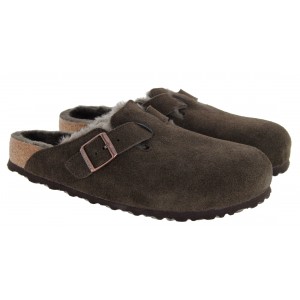 Birkenstock Boston Shearling 1020567 Slippers - Mocca Suede