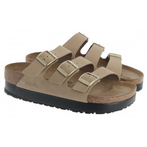 Birkenstock Florida Flex Platform 1029760 Sandals - Sandcastle Nubuck