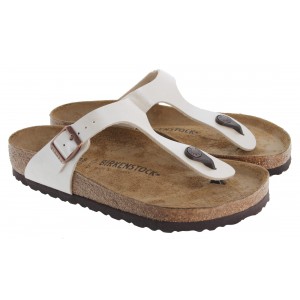 Birkenstock Gizeh 943871 Sandals - Graceful Pearl White