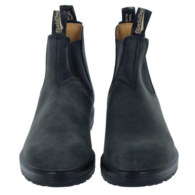 587 Boots - Black Leather