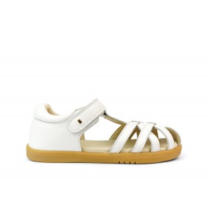 Bobux I-Walk Cross Jump 6367 Closed Toe Sandals - White 