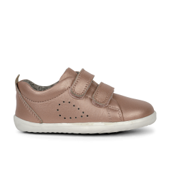 Bobux Step Up Grass Court 7289 Shoes - Rose Gold