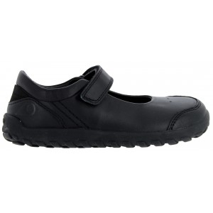 Bobux I-Walk Hula BQ Girls School Shoes - Black Leather