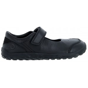 Bobux Kid+ Hula BQ Girls School Shoes - Black Leather