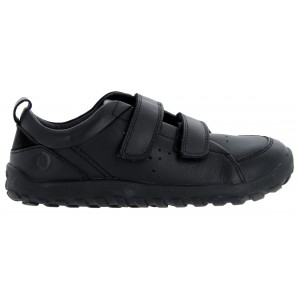 Bobux Kid+ Ripley BQ Boys School Shoes - Black Leather