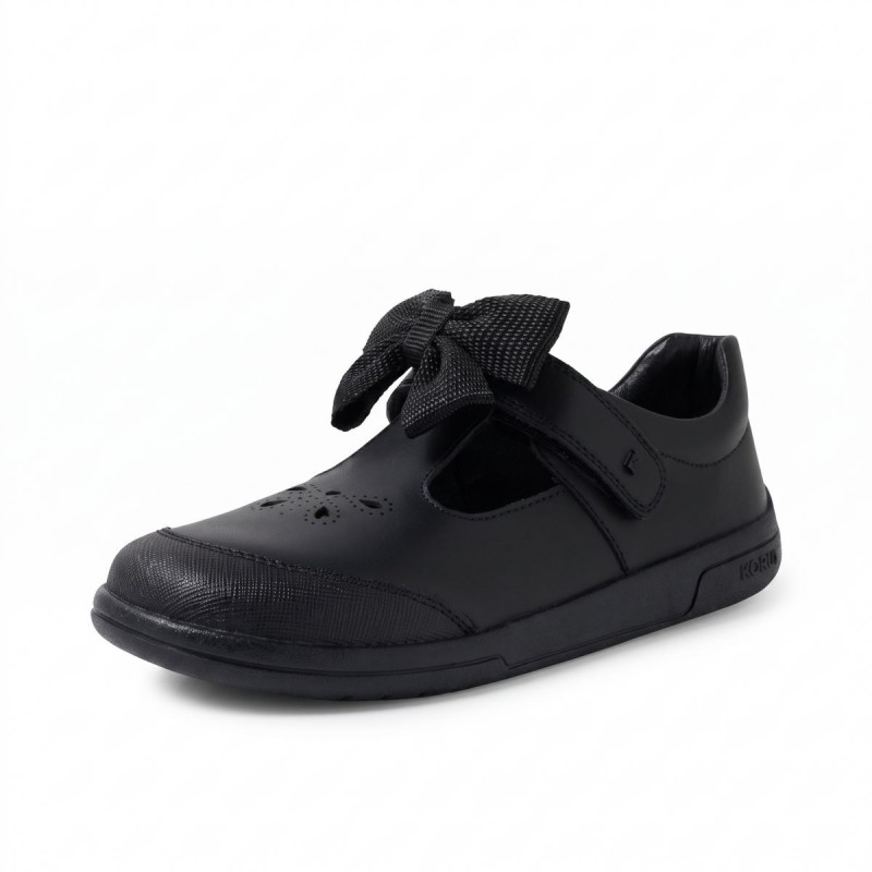 Kid+ Bubbles BQ Girls School Shoes - Black Leather Kid+ Bubbles BQ Girls School Shoes - Black Leather