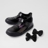 Kid+ Bubbles BQ Girls School Shoes - Black Patent
